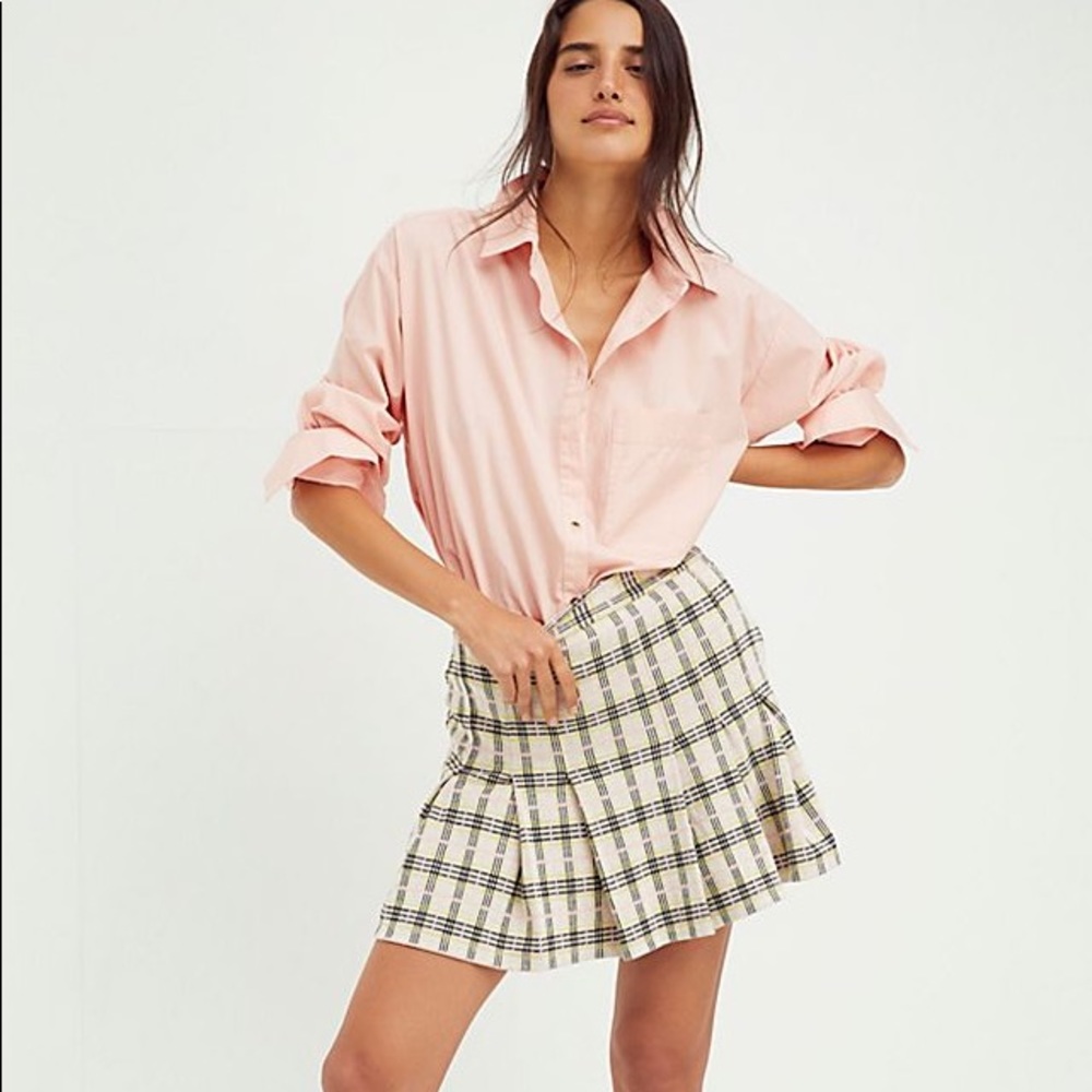 Free People Honey pleated skirt
